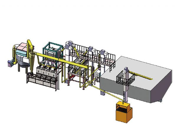 日產50噸玉米芯寵物墊料處理設備生產線